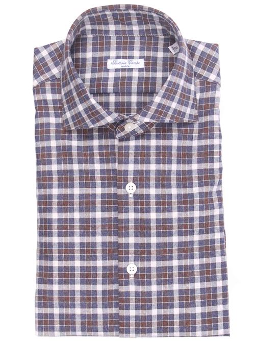 checked cotton flannel shirt SARTORIA CAMPO | GH862-B43802
